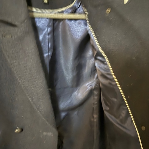 J. Crew Women's Melton Classic Navy Pea Coat - Picture 4 of 7